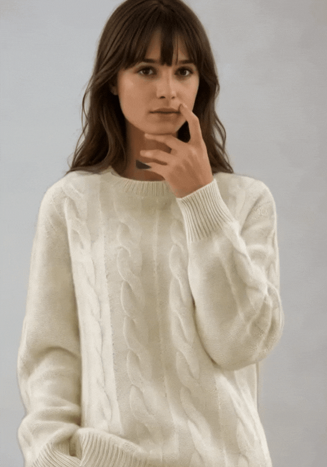 Michelle - Warme gebreide trui