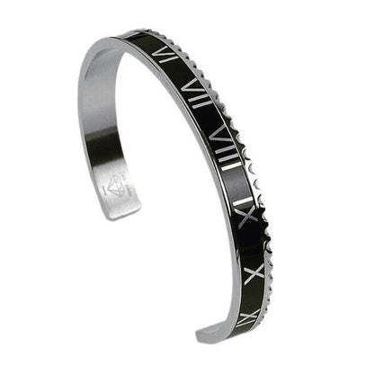 Roman Speed armband estilo bisel azul plateado