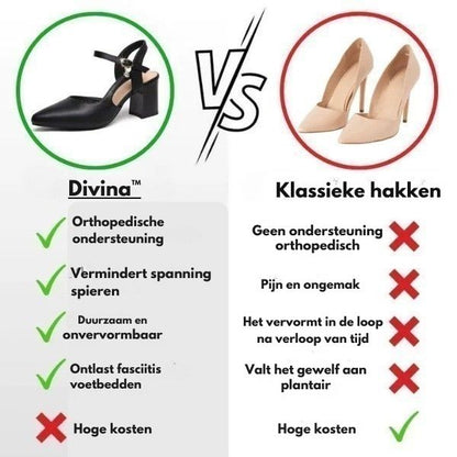 Divina™ - Orthopedische Comfort Schoenen met Hak voor Vrouwen