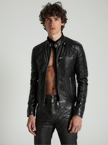 ELIO | Tijdloos en veelzijdig leren jack