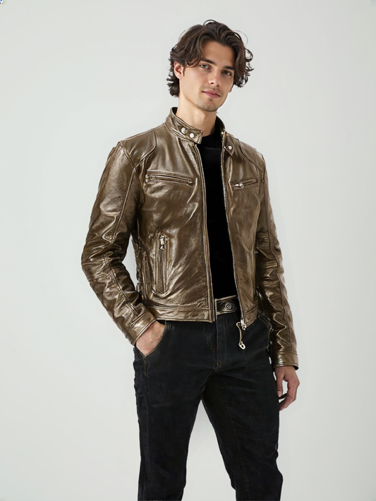 ELIO | Tijdloos en veelzijdig leren jack