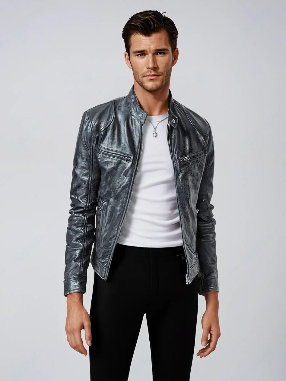 ELIO | Tijdloos en veelzijdig leren jack